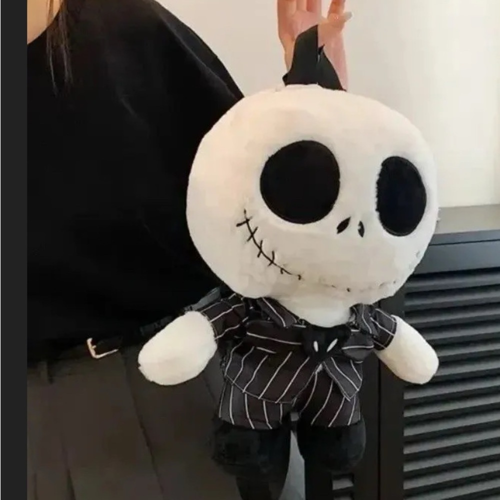 Licensed Jack Skeleton Plush Cartoon Mini Backpack NWT​